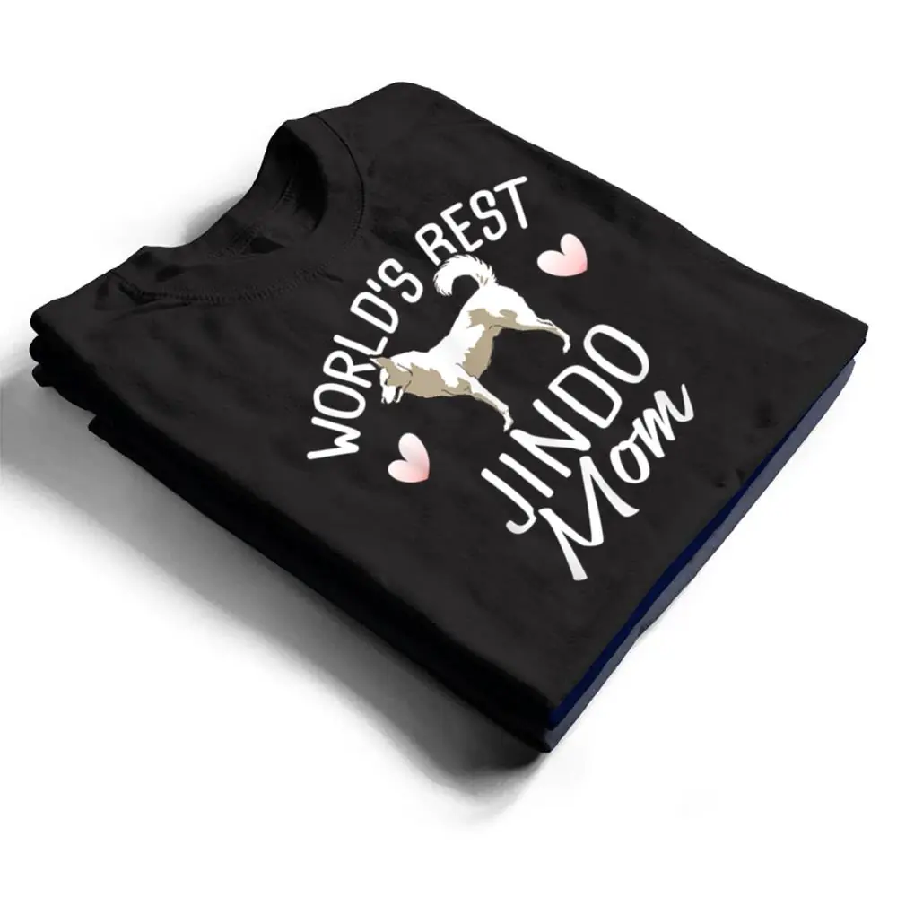 Worlds-Best-Jindo-Mom-Korean-Jindo-Dog-T-Shirt-1 World's Best Jindo Mom - Korean Jindo Dog T Shirt