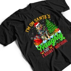 Xmas Australian Cattle Dog On Santa's Naughty Funny List T Shirt Xmas Australian Cattle Dog On Santa's Naughty Funny List T Shirt