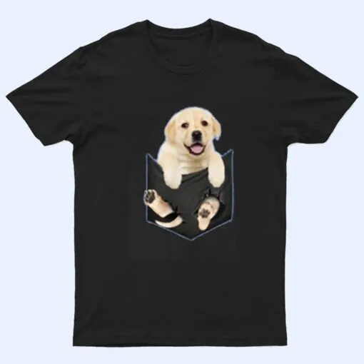 Yellow Labrador Retriever Yellow Lab In My Pocket Dog Owner T Shirt