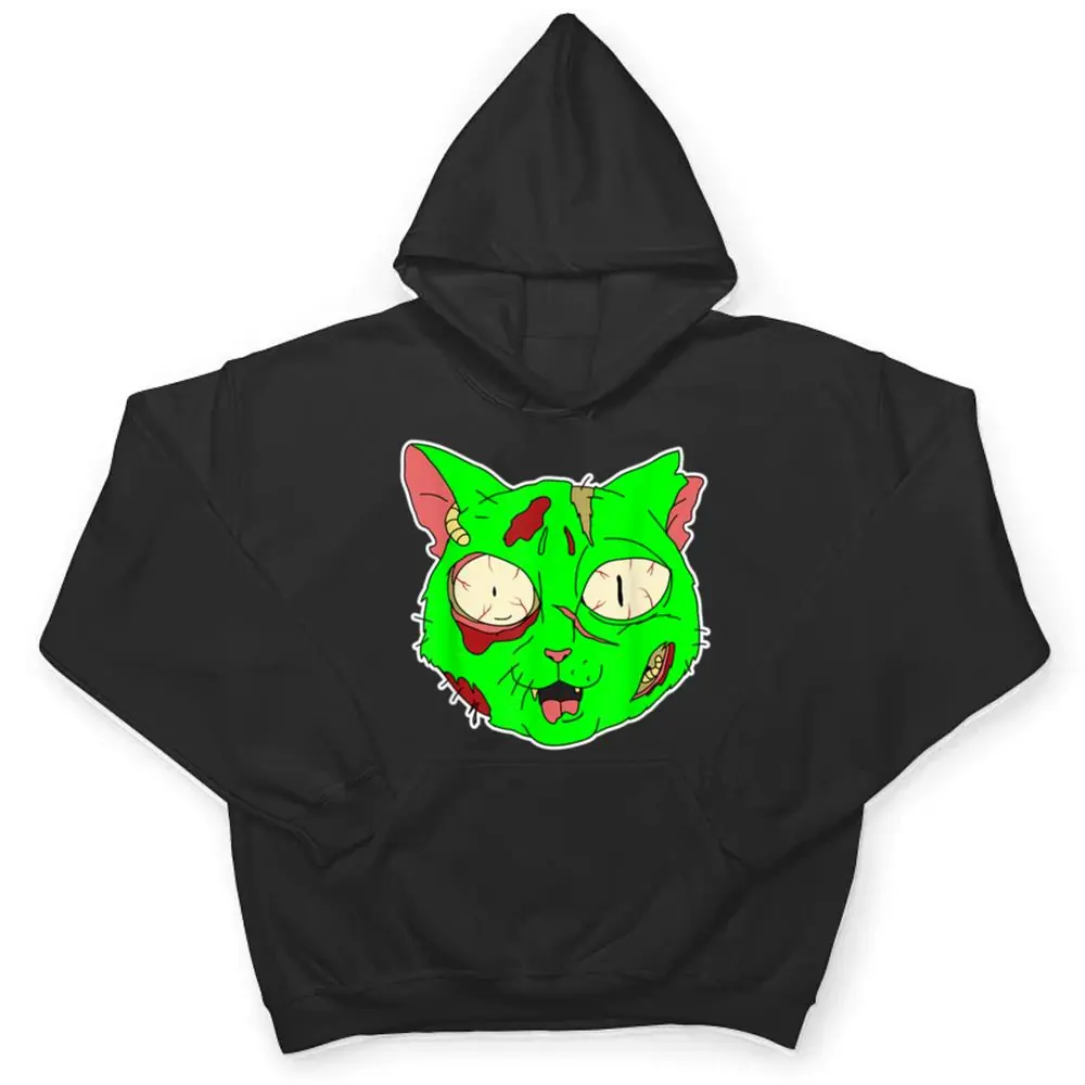 Zombie-Cat-Lazy-Halloween-Costume-Scary-Creepy-Spooky-Animal-T-Shirt-3 Zombie Cat Lazy Halloween Costume Scary Creepy Spooky Animal T Shirt