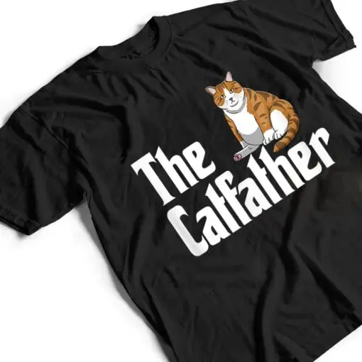 funny catfather shirt Funny Meow Cat for Dad Lover T Shirt
