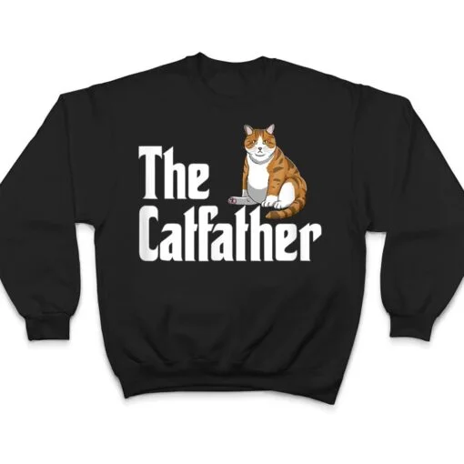 funny catfather shirt Funny Meow Cat for Dad Lover T Shirt