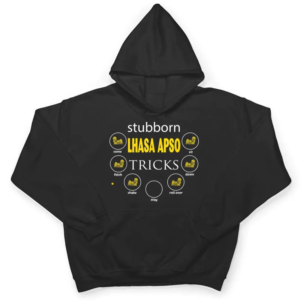 stubborn-Lhasa-Apso-tricks-gifts-funny-love-Dogs-T-Shirt-3 stubborn Lhasa Apso tricks gifts funny love Dogs T Shirt