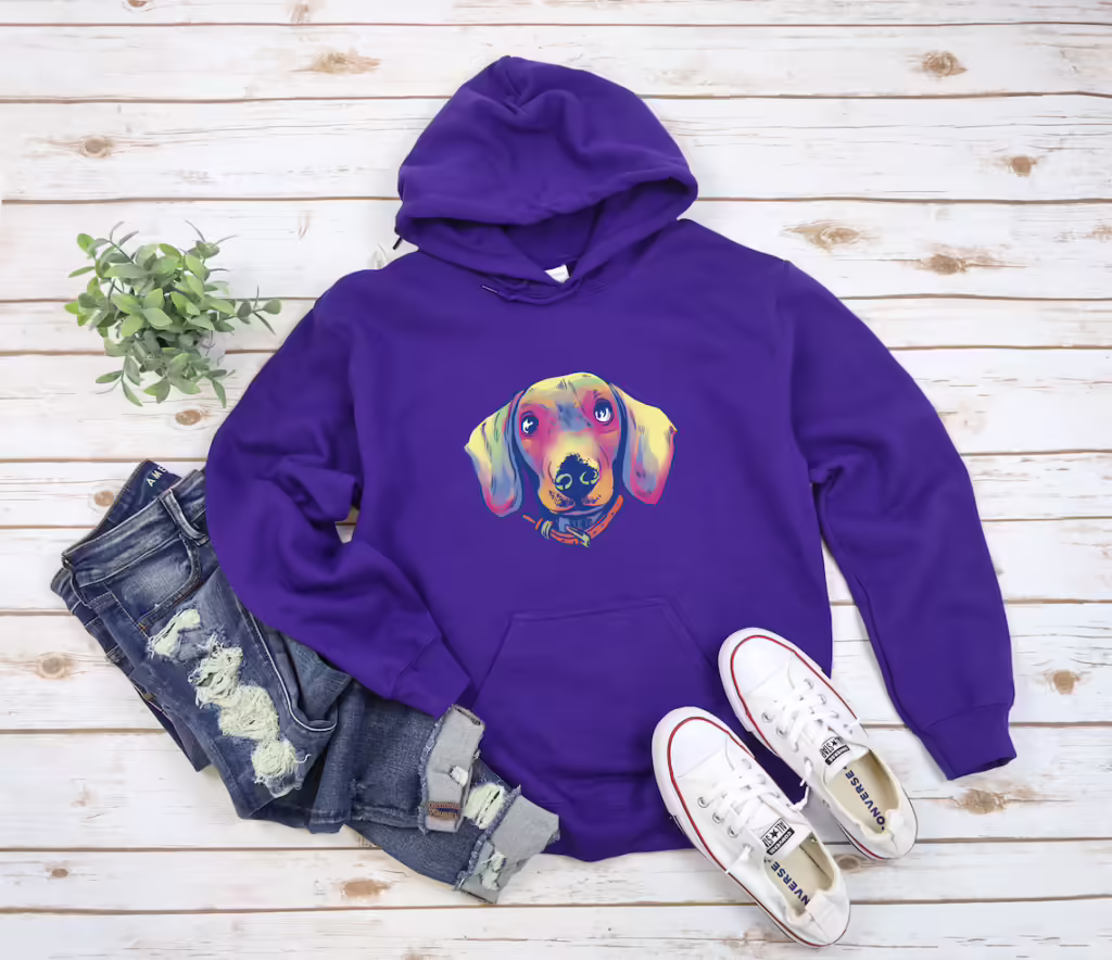 Elevate Your Style with a Cute Dog Printed Hoodie Elevate Your Style with a Cute Dog Printed Hoodie