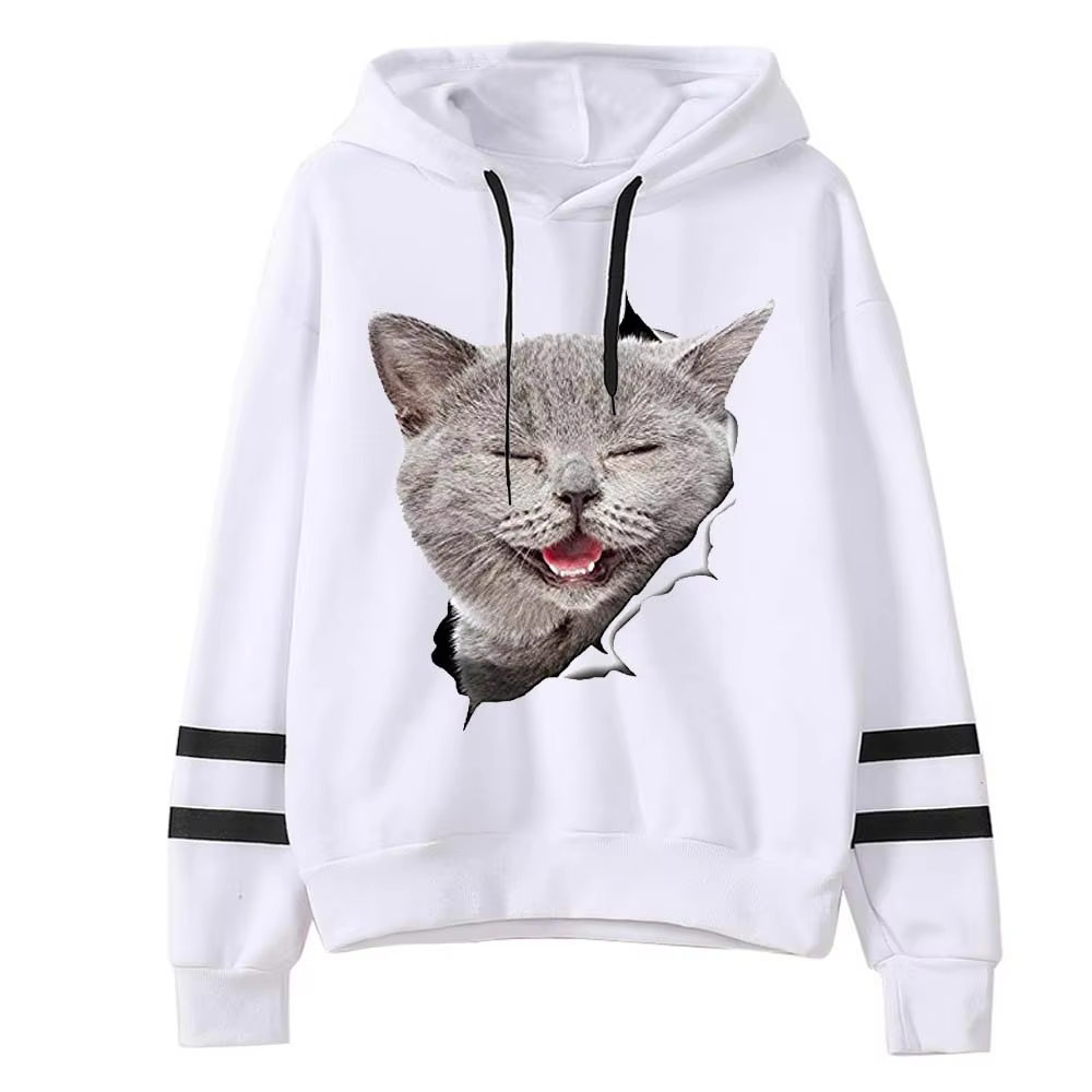Purrfectly Cozy: The Cat-Printed Hoodie You Never Knew You Needed Purrfectly Cozy: The Cat-Printed Hoodie You Never Knew You Needed